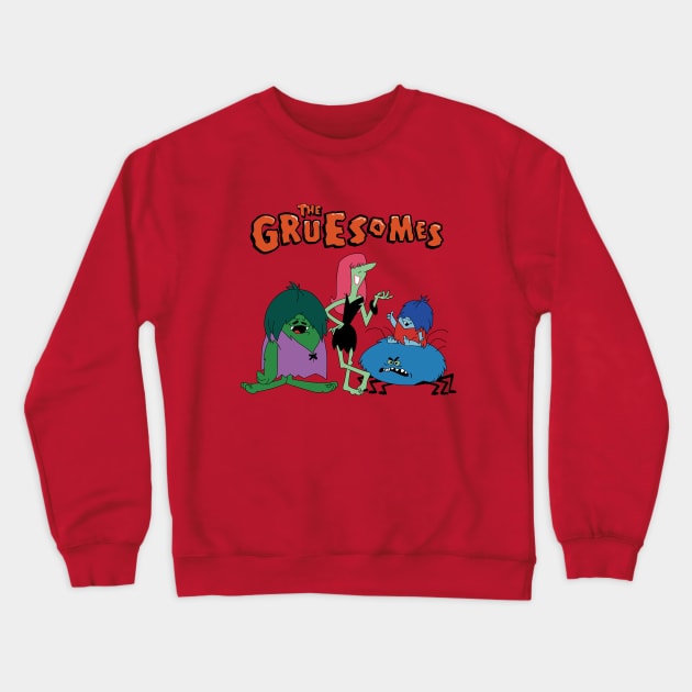 Meet the Gruesomes Crewneck Sweatshirt by Plan8